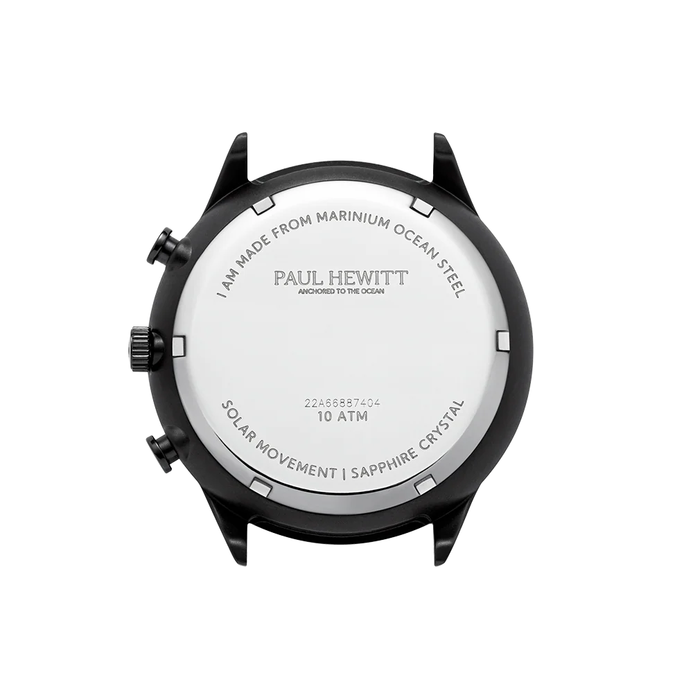 Chrono Uhr Schwarz Weiß - Image 4