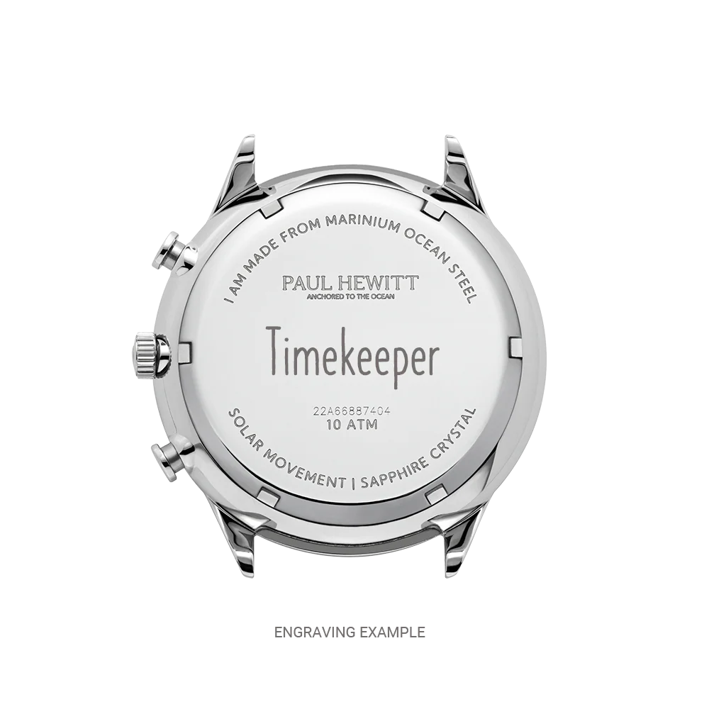 Chrono Uhr Silber Weiß - Image 6