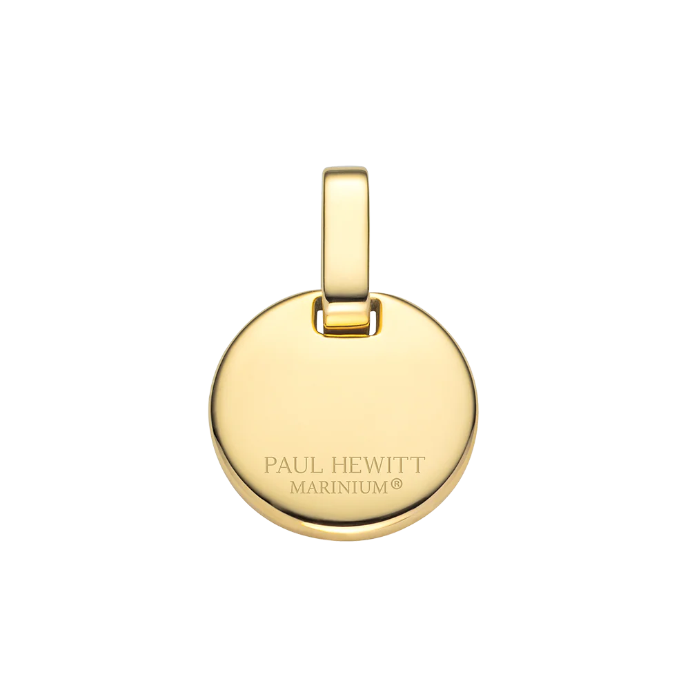 Engravable Round Pendant Gold - Image 6