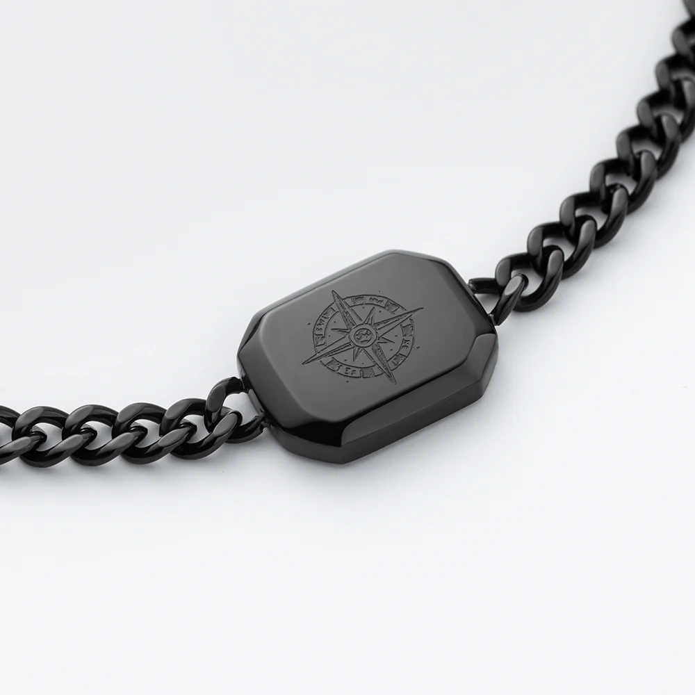 Men's Windrose II Armkette Schwarz - Image 3