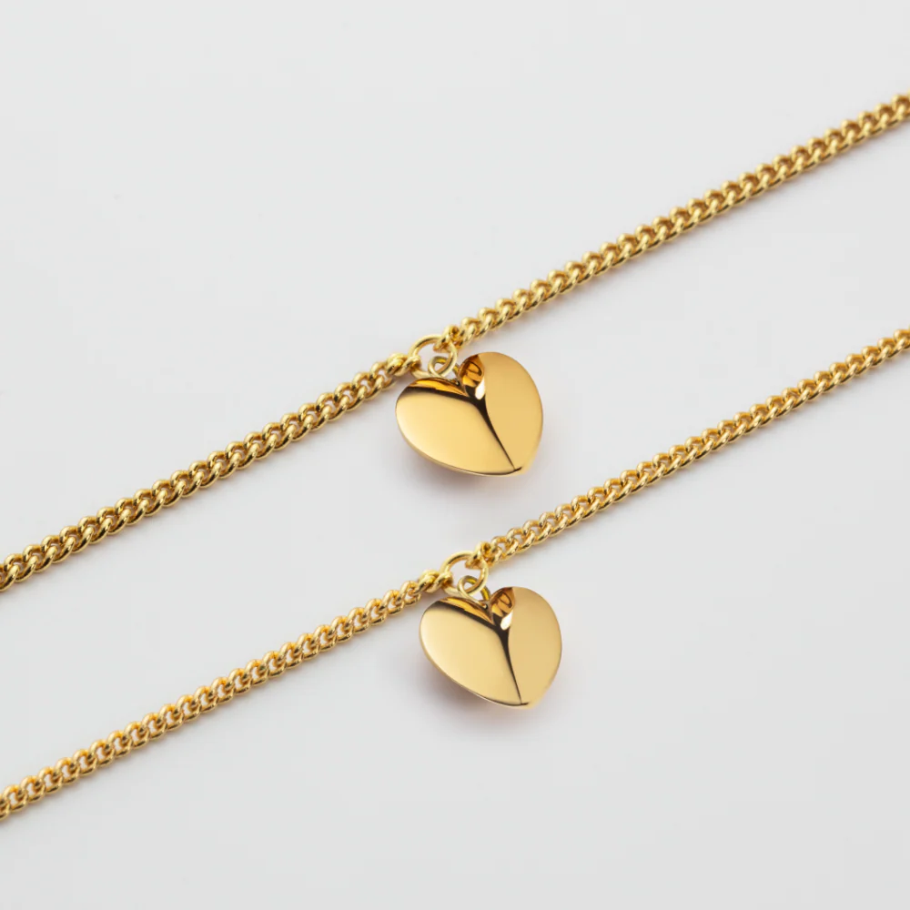 Ocean Heart Mama & Mini Set Gold - Image 3