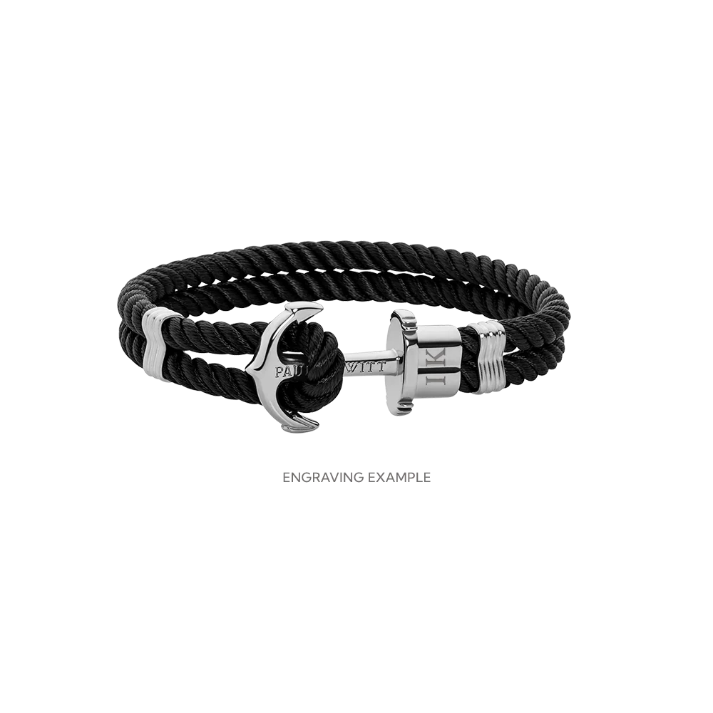 Phrep Armband Silber Schwarz - Image 3