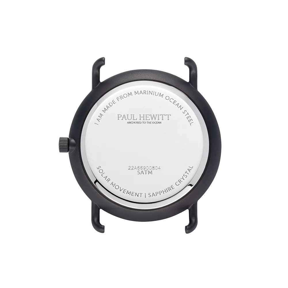 Sailor 39 mm Uhr Schwarz Weiß - Image 6