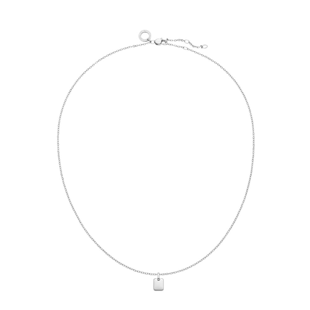 Set Engravable Plate Pendant und Halskette Silber - Image 5