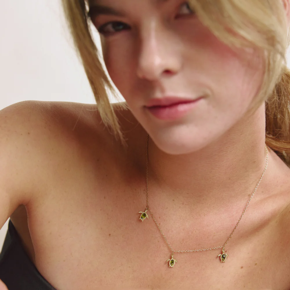 Turtle Halskette Gold - Image 3