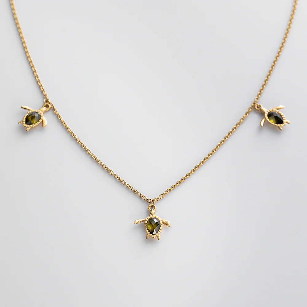 Turtle Halskette Gold - Image 4