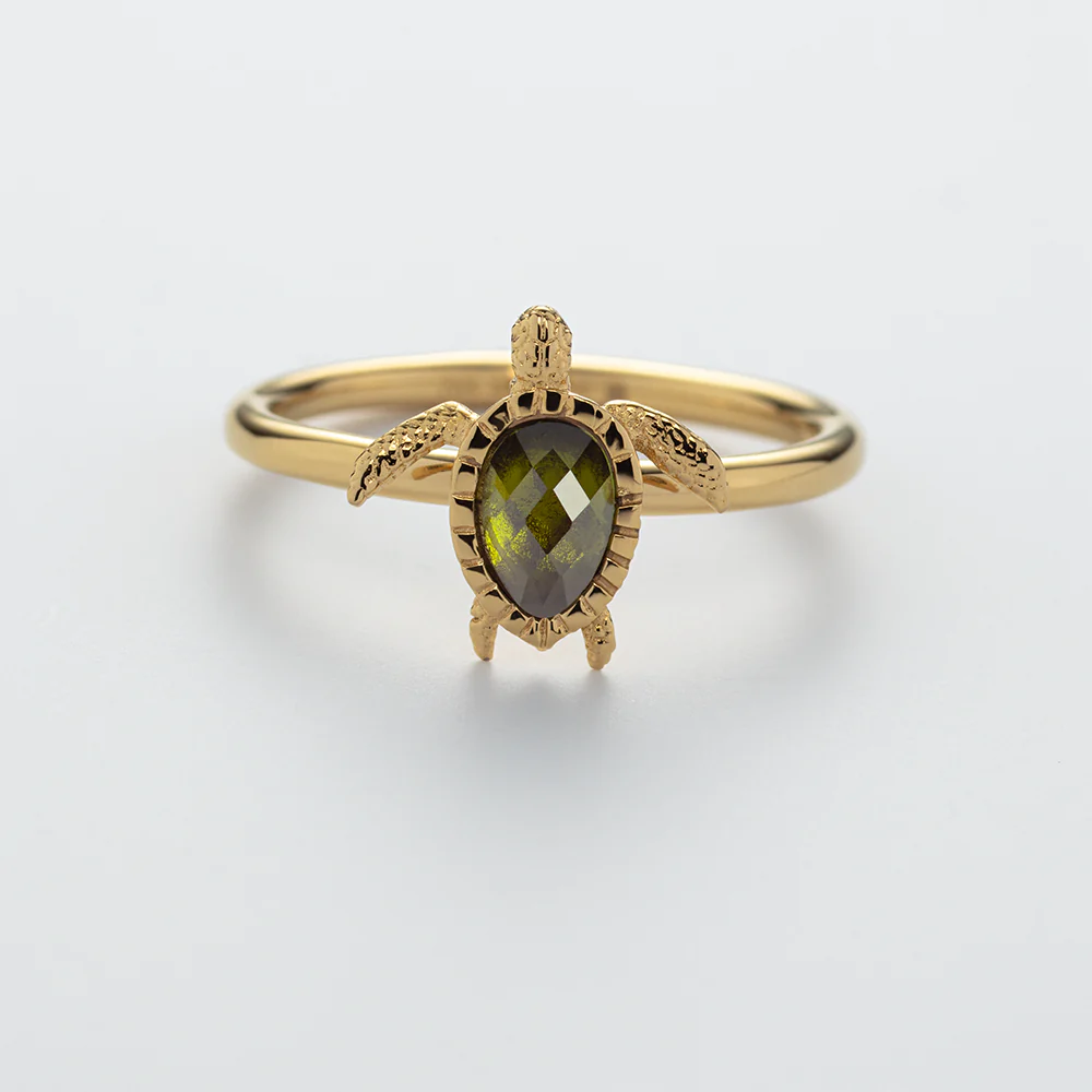Turtle Ring Gold - Image 5