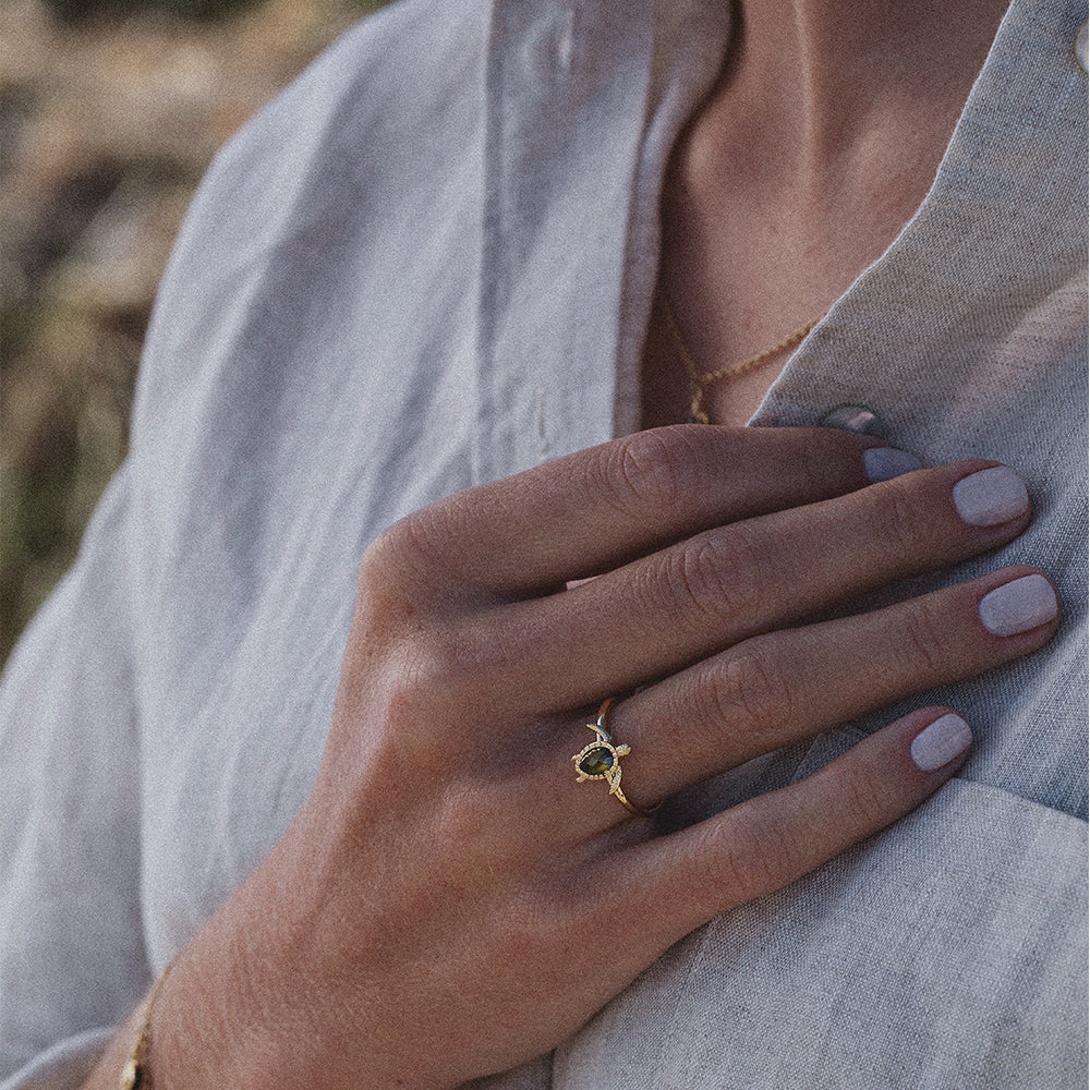 Turtle Ring Gold - Image 7