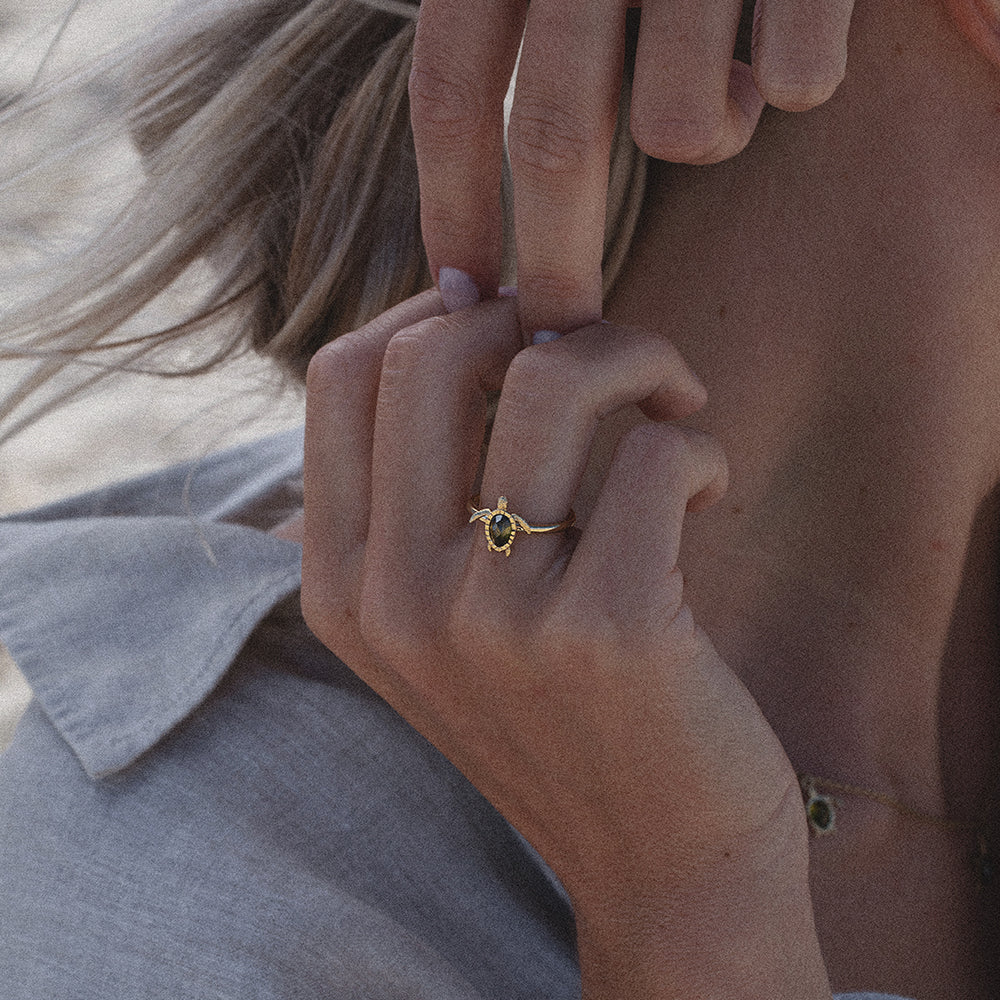 Turtle Ring Gold - Image 8